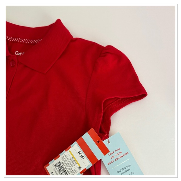 Girl’s Pleated School Uniform Tennis Dress - Picture 4 of 4